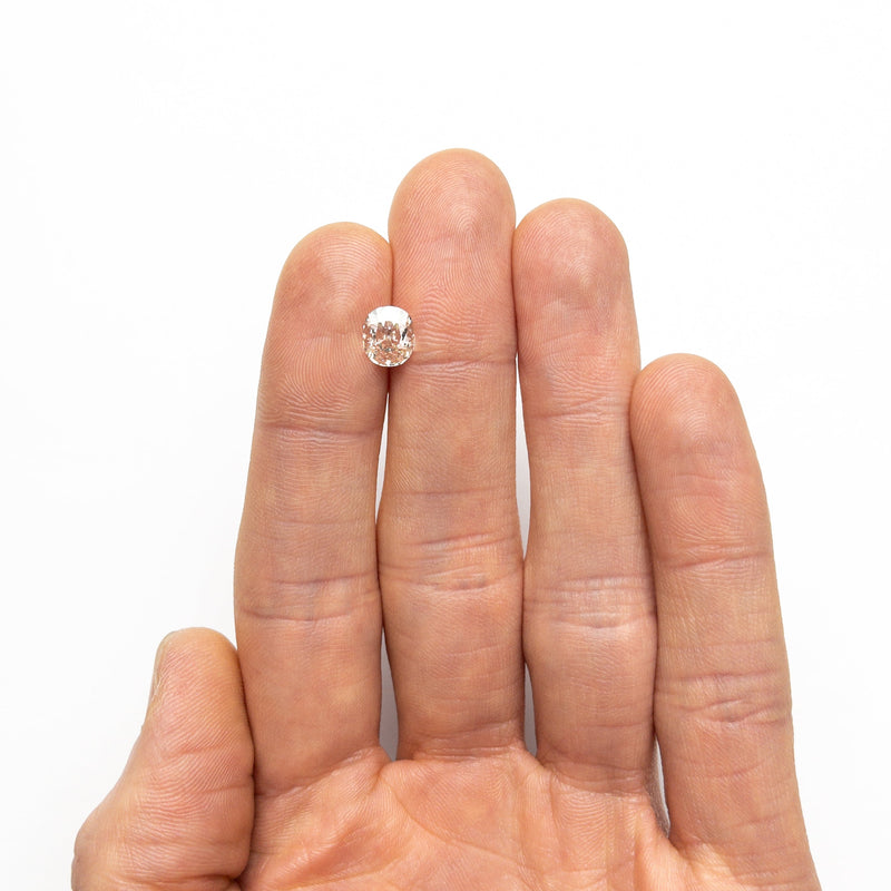 1.03ct 7.53x6.57x2.85mm GIA VVS2 L Modern Antique Old Mine Cut 19392-01