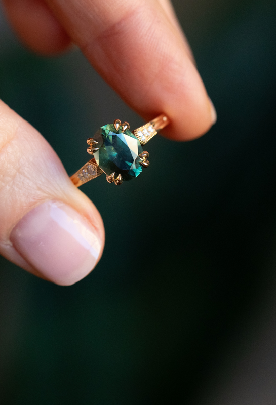 LAVA N°01 ring with gemstones – LAÔMA ATELIER