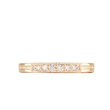 Vintage Milgrain Straight Diamond Band