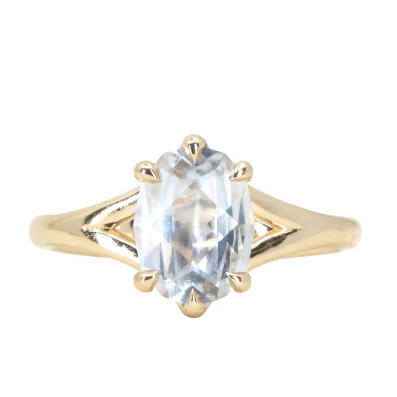 1 82ct White Oval Brilliant Sapphire Low Profile Six Prong Split Shank 1-82ct-white-oval-brilliant-sapphire-low-profile-six-prong-split-shank