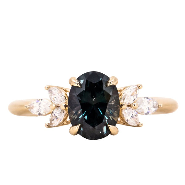 Marquis Diamond Cluster Side Stone - Setting