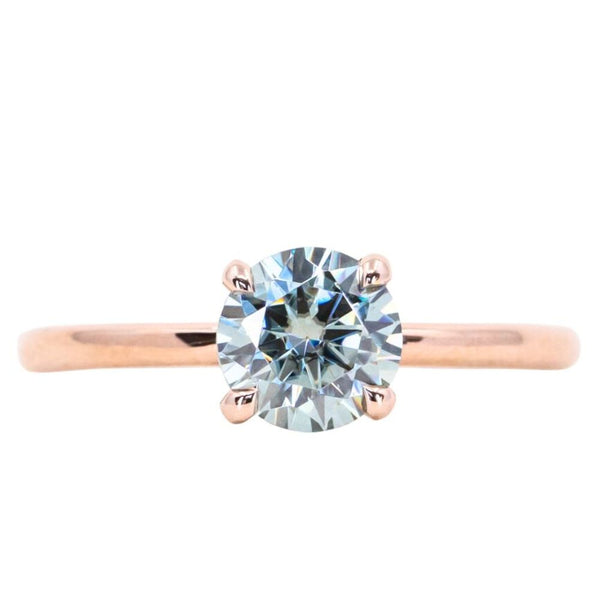 Plain Classic 4-Prong Solitaire, Stackable - Setting