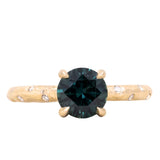 Low Profile Evergreen 4-Prong with Embedded Diamonds - Setting