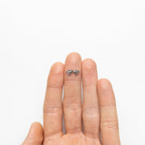 1.40cttw 2pc 5.71x7.14x2.33mm 5.67x7.08x2.46mm Shield Rosecut Matching Pair 20951-05