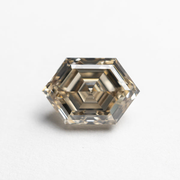 2.58ct 10.32x7.07x4.88mm VS2 C3 Hexagon Step Cut 🇨🇦 21832-01