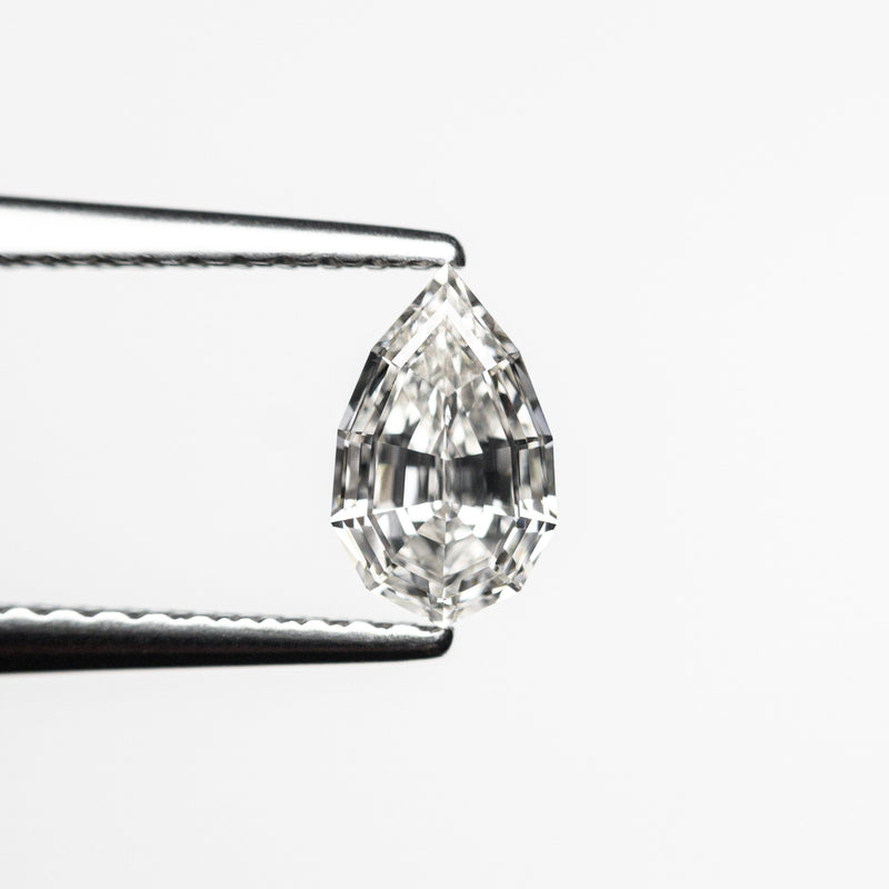 0.51ct 6.81x4.19x2.59mm SI1 H Geo Pear Step Cut 23918-01