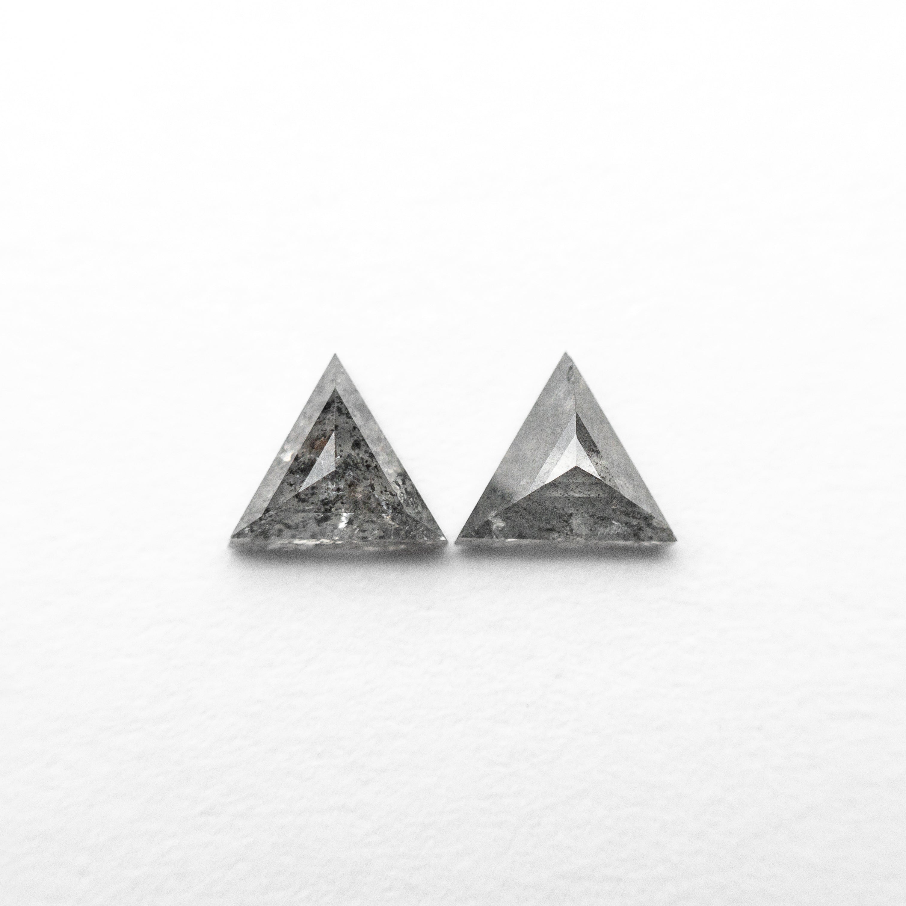 0.35cttw 2pc 4.07x3.55x2.04mm 4.10x3.55x1.80mm Matching Pair Triangle ...