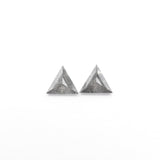 0.25cttw 2pc 3.58x3.55x1.53mm 3.62x3.57x1.67mm Triangle Rosecut Matching Pair 25496-03