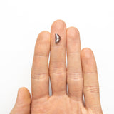 1.27ct 10.80x5.44x2.49mm Half Moon Rosecut 25806-10