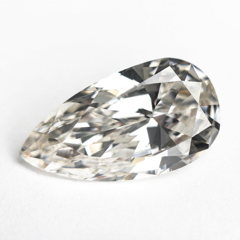 3.99ct 15.82x8.54x4.71mm GIA VS1 K Vintage Pear Brilliant 25918-01