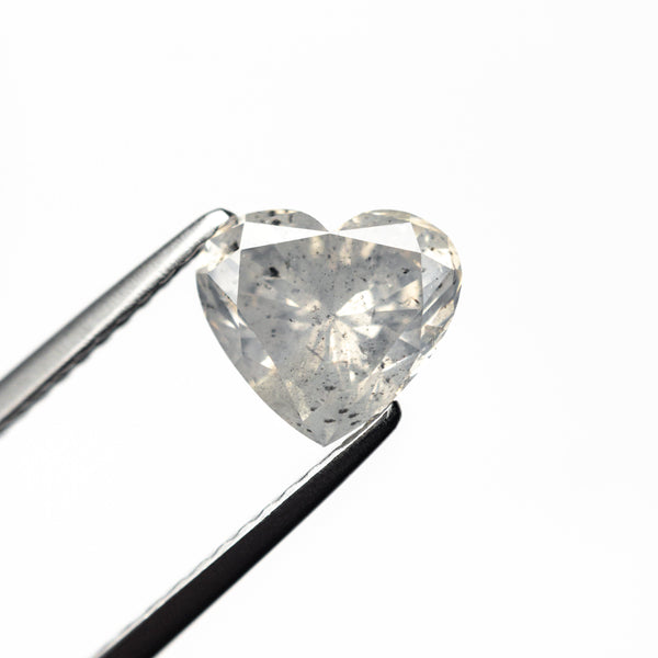 1.49ct 6.77x7.62x4.41mm Fancy White Heart Brilliant 26805-01