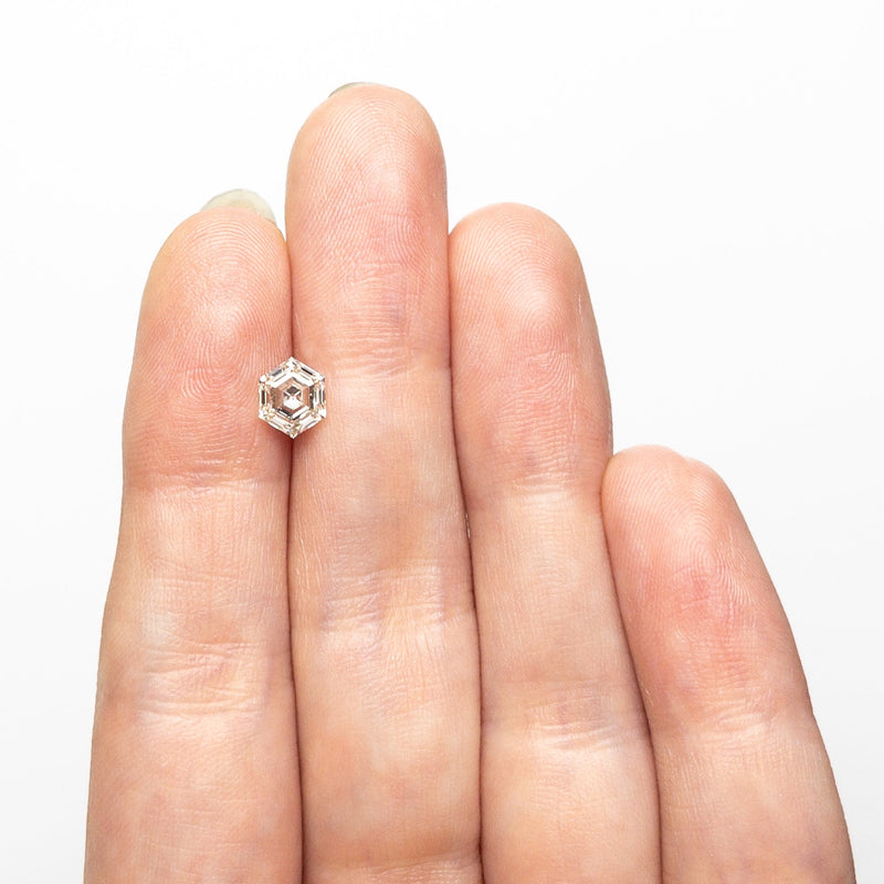 1.03ct 6.59x5.42x3.58mm SI1 M-N Hexagon Step Cut 🇨🇦 26848-01