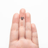 1.25ct 7.20x6.26x3.38mm Shield Rosecut 27545-01