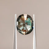 3.54CT OVAL SPINEL, COLOR SHIFTING GREY BLUE GREEN TO PURPLE, 10.6X9.01X5.20MM