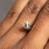 0.66CT KITE MONTANA SAPPHIRE, MINTY TEAL GREEN, 6.39X5.5X3.63MM, UNTREATED