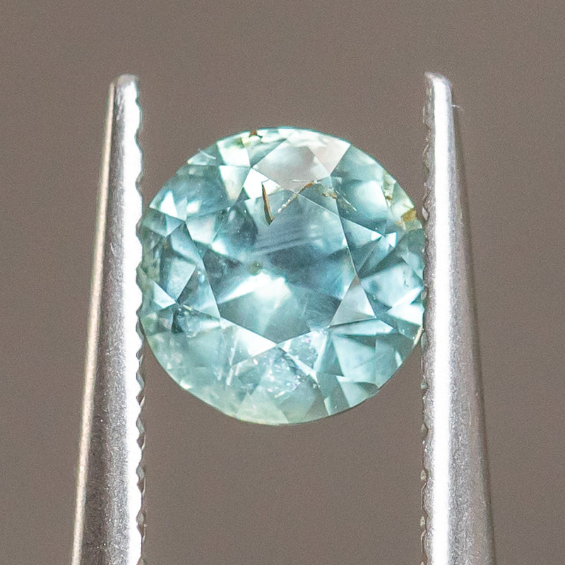 0.92CT MONTANA SAPPHIRE, TEAL GREEN, 5.50X4.05MM, UNTREATED