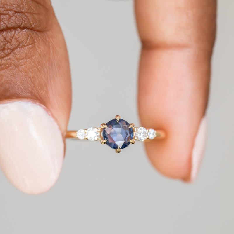 1 CT Cushion Cut Blue Sapphire Diamond White Gold Over On 925 Sterling –  atjewels.in