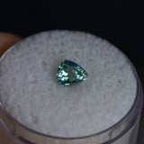 1.0CT TRILLION MADAGASCAR SAPPHIRE, UNTREATED, BRIGHT TEAL, 6X5.9X3.86MM