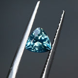 1.0CT TRILLION MADAGASCAR SAPPHIRE, UNTREATED, BRIGHT TEAL, 6X5.9X3.86MM