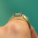 Ravine Gemstone Band - Low Profile Setting