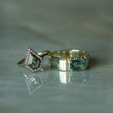 Ravine Gemstone Band - Low Profile Setting