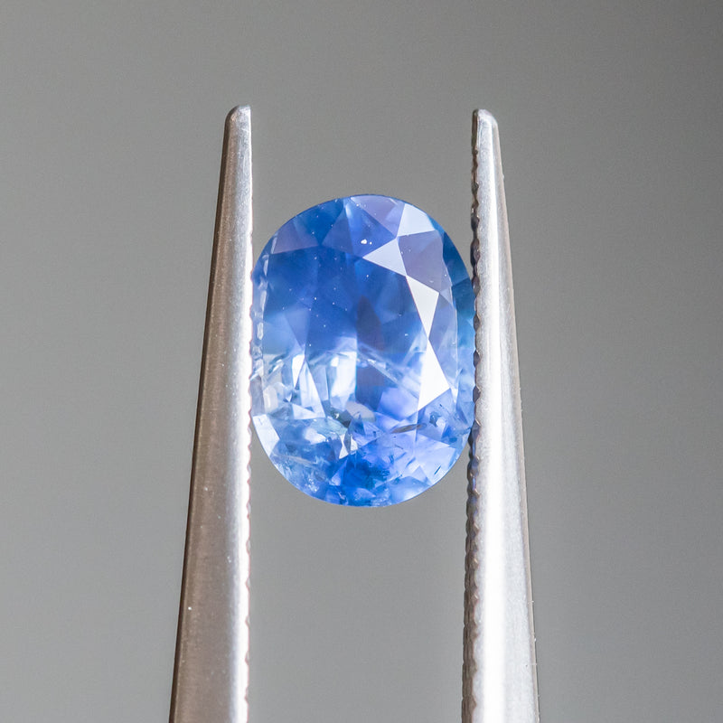 1.27CT OVAL MONTANA SAPPHIRE, VIBRANT PERIWINKLE BLUE, 7.31X5.62X3.79MM