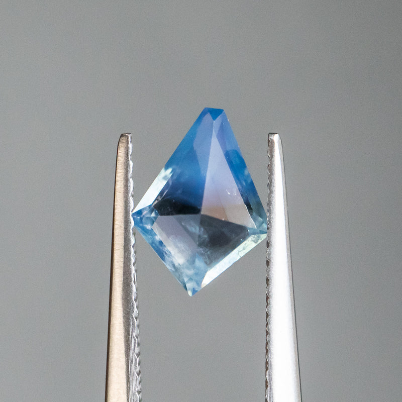 1.21CT KITE MADAGASCAR SAPPHIRE, OPALESCENT PERIWINKLE BLUE, 8.66X6.59MM