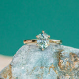 Skinny 6-Prong Solitaire - Setting