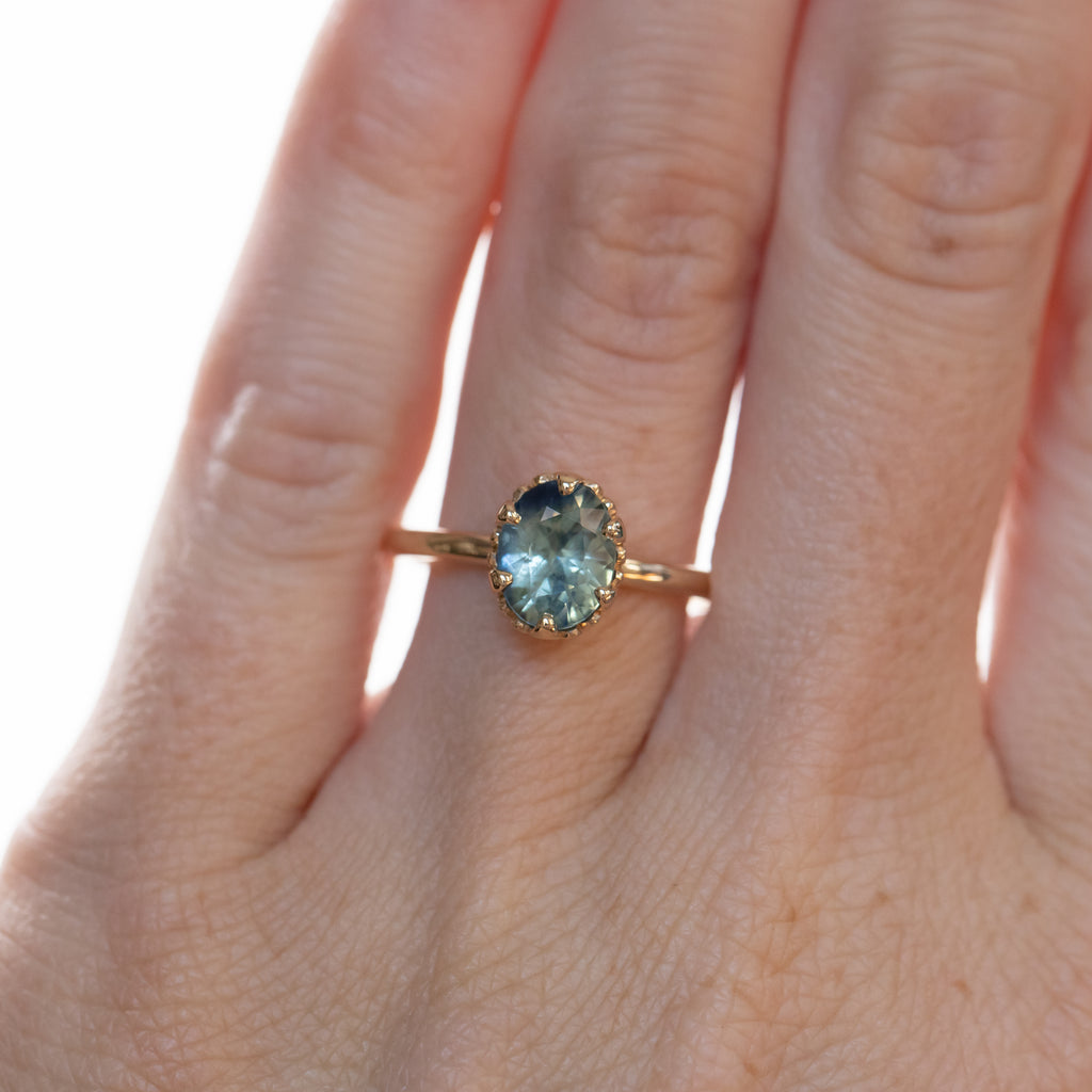 Scallop Setting Scallop Cup Solitaire - Setting – Anueva Jewelry