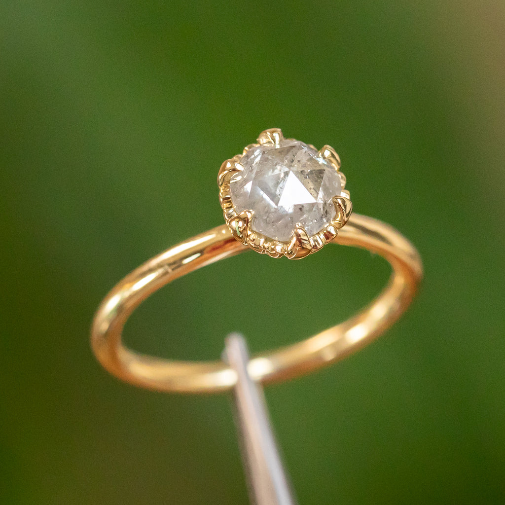 Scallop Setting Scallop Cup Solitaire - Setting – Anueva Jewelry