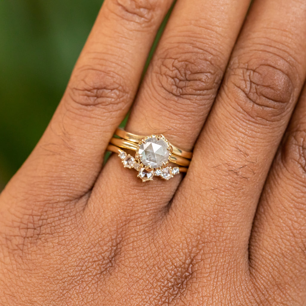 Scallop Setting Scallop Cup Solitaire - Setting – Anueva Jewelry