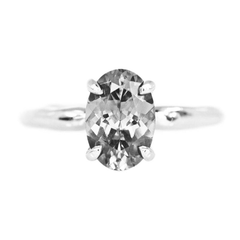 Alluvial 4-Prong Solitaire, Stackable - Setting