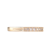 Vintage Milgrain Straight Diamond Band