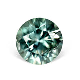 1.75CT ROUND PRECISION CUT MONTANA SAPPHIRE, TEAL, 7.2MM