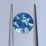 1.43CT ROUND MADAGASCAR SAPPHIRE, OPALESCENT BLUE, 7.1X3.9MM