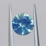 1.43CT ROUND MADAGASCAR SAPPHIRE, OPALESCENT BLUE, 7.1X3.9MM