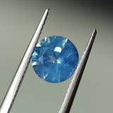 1.43CT ROUND MADAGASCAR SAPPHIRE, OPALESCENT BLUE, 7.1X3.9MM
