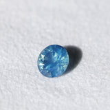 1.43CT ROUND MADAGASCAR SAPPHIRE, OPALESCENT BLUE, 7.1X3.9MM