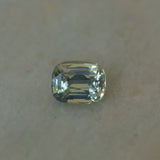 2.60CT ELONGATED CUSHION MADAGASCAR SAPPHIRE, MINTY BLUE GREEN GREY, UNTREATED, 8.5X6.5MM