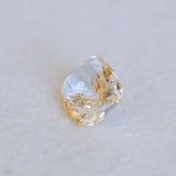 2.09CT RADIANT MADAGASCAR SAPPHIRE, BICOLOR WHITE AND ORANGE, 7.4X6.1X4.7MM