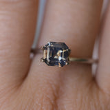 1.34CT SQUARE ASSCHER CUT SRI LANKAN SAPPHIRE, COGNAC SMOKY BROWN, 6.39X6.38X3.90MM