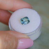 1.97CT ELONGATED CUSHION MADAGASCAR SAPPHIRE, DENIM AND OCEAN BLUE, 7.8X6.4X4.2MM