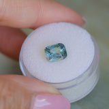 1.97CT ELONGATED CUSHION MADAGASCAR SAPPHIRE, DENIM AND OCEAN BLUE, 7.8X6.4X4.2MM