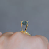 1.97CT ELONGATED CUSHION MADAGASCAR SAPPHIRE, DENIM AND OCEAN BLUE, 7.8X6.4X4.2MM