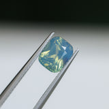 1.79CT ELONGATED CUSHION MADAGASCAR SAPPHIRE, OPALESCENT LIGHT TEAL SEAFOAM, UNTREATED, 7.2X5.7X4.7MM