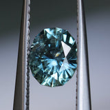 1.42CT PRECISION CUT OVAL MONTANA SAPPHIRE, OCEAN BLUE TEAL