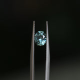 1.42CT PRECISION CUT OVAL MONTANA SAPPHIRE, OCEAN BLUE TEAL