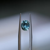 1.42CT PRECISION CUT OVAL MONTANA SAPPHIRE, OCEAN BLUE TEAL