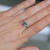 1.42CT PRECISION CUT OVAL MONTANA SAPPHIRE, OCEAN BLUE TEAL