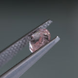 1.07CT ROUND MONTANA SAPPHIRE, CHERRY BLOSSOM PINK, UNTREATED, 6.17X3.88MM